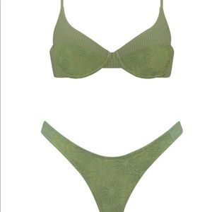 Triangl Lina bikini rainforest green